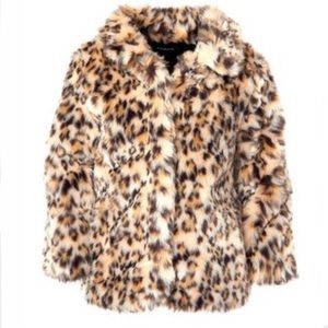 Tahari Beige Cheetah Coat